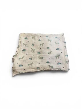 Lulujo Baby Girl Cotton Muslin Security Blanket Unicorn Print 4/$20 🛑